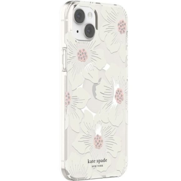 Kate Spade New York White Floral Protective Case for iPhone 14 + 13 MagSafe NWT - Picture 3 of 5
